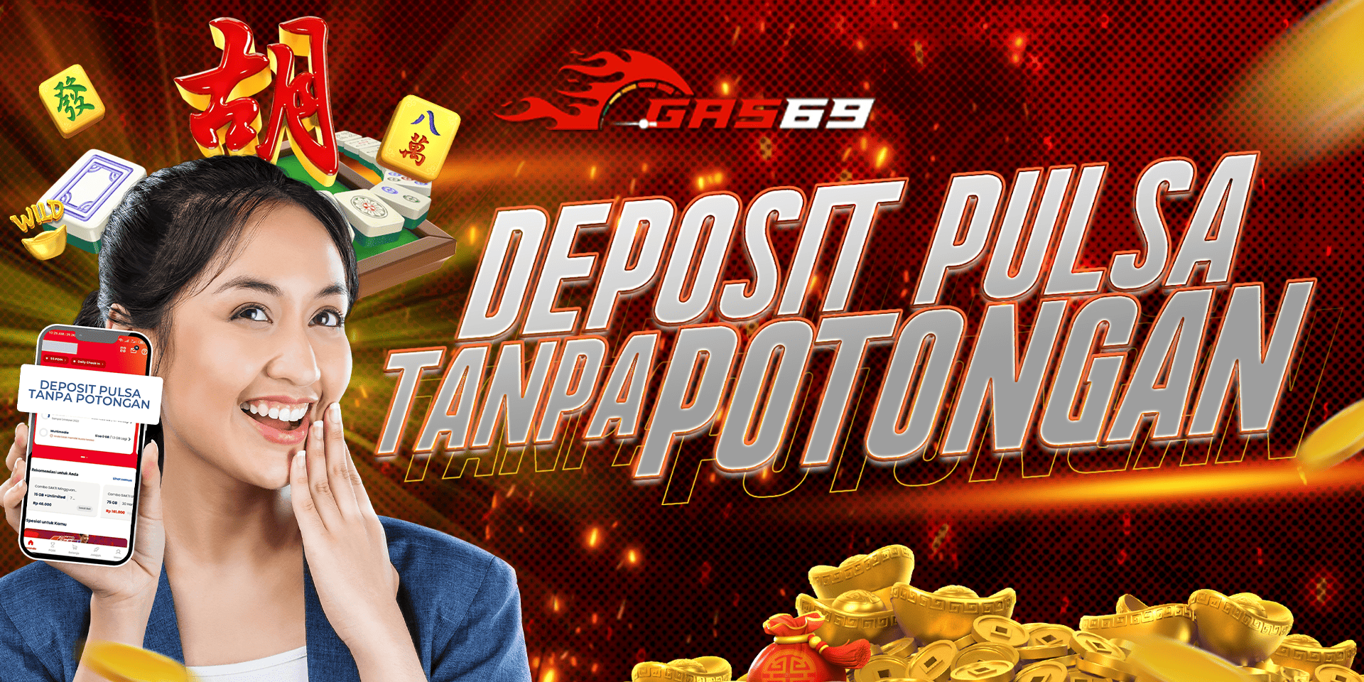 Deposit Via Pulsa Tanpa Potongan